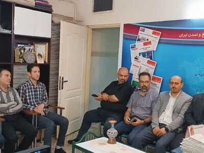 بازدید معاون امور فرهنگی ارشاد و هیئت مدیره خانه مطبوعات استان همدان از خبرگزاری ایلنا