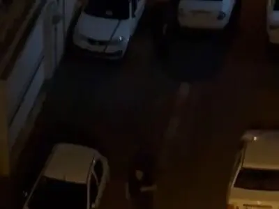 لحظه هدف قرار گرفتن یکی از سارقین که بدون توجه به دستور پلیس قصد فرار از محل سرقت را داشت + فیلم
