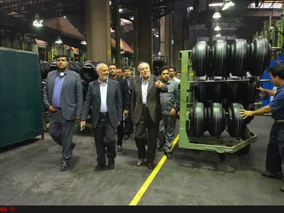 بازدید استاندار خراسان جنوبی از کارخانه کویر تایر و برگزاری نخستین نشست شورای اداری استان