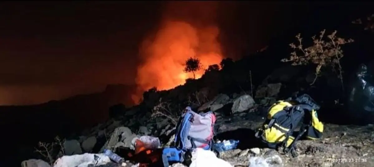 خامین گچساران همچنان می سوزد/ تا ظهر امروز آتش را مهار می‌کنیم