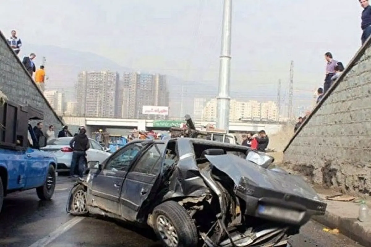 افزایش احتمال وقوع تصادف در معابر خلوت تهران 