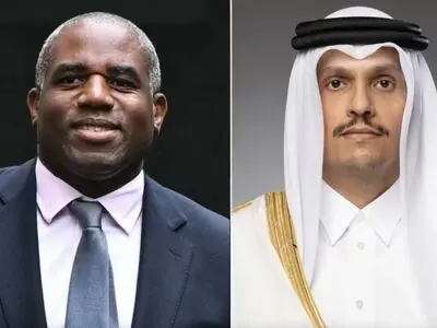 گفت‌وگوی تلفنی وزرای خارجه انگلیس و قطر درباره تجاوز اسرائیل به ایران