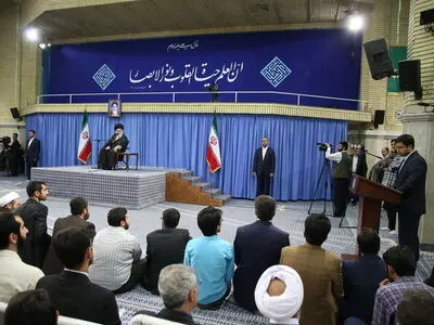جمعی از دانشجویان با رهبرانقلاب دیدار کردند