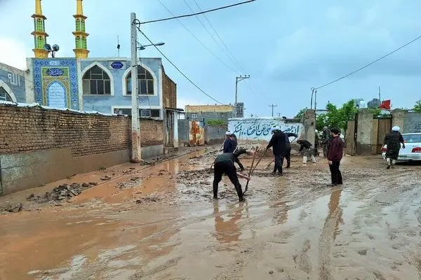 خسارت سیلاب به ٨ روستای صالح آباد خراسان رضوی 