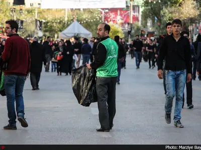 پاکبانان محرم به احترام طبیعت قامت خم کردند