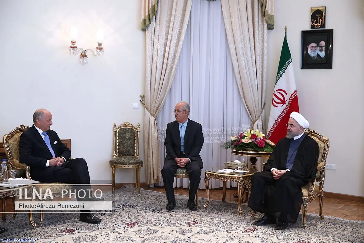 روحانی: ایران در مسیر توافق، مستحکم است/ فابیوس:عقب‌ماندگی در روابط با ایران باید جبران شود
