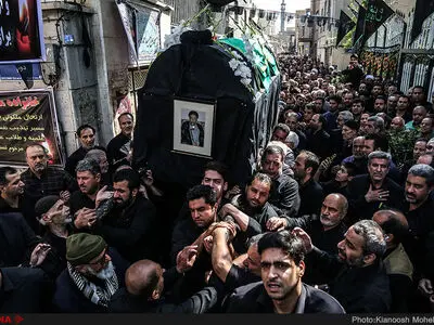 گزارش تصویری مراسم تشییع پیکر آیت الله سید محمدرضا غروی