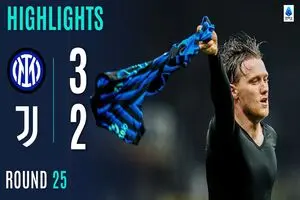ویدئو: خلاصه بازی اینتر 3-2 یوونتوس ‏
