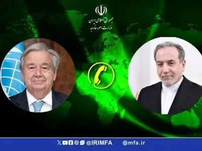 Iran FM, UN chief stress need to end Israeli attacks on Gaza, Lebanon