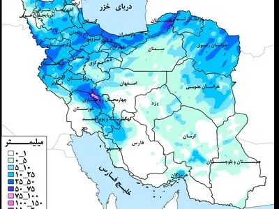  هفته جاری بارش‌ها از خزر تا خلیج‌فارس ادامه دارد
