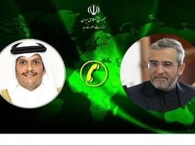 ايران وقطر تبحثان تطورات الأوضاع في قطاع غزة