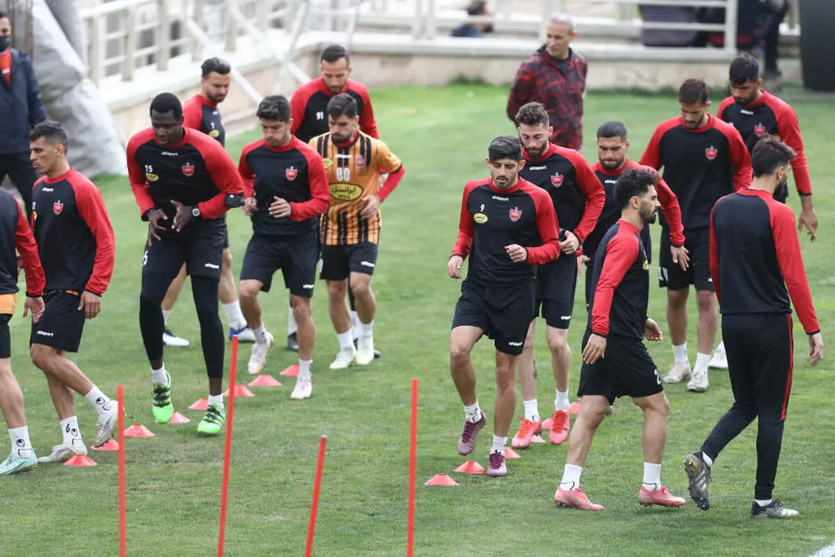 تمرین سبک پرسپولیس با 2 غایب