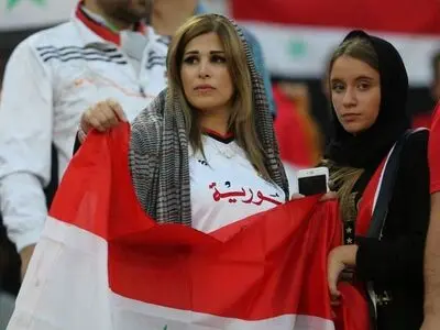 حضور بانوان سوری در استادیوم آزادی؛ جای خالی بانوان ایرانی + عکس