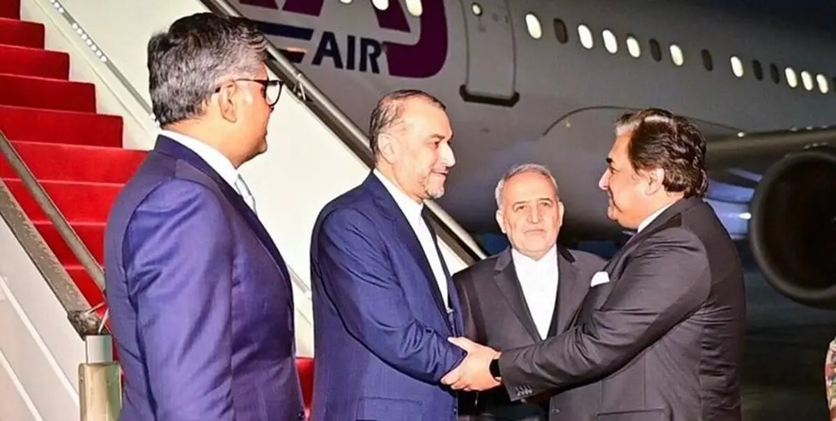 الدبلوماسیة بدل البندقیة.. أمیر عبداللهیان یصل الى اسلام آباد