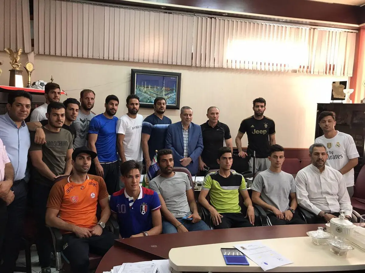 ثبت قرارداد بازیکنان نفت تهران (تصاویر)