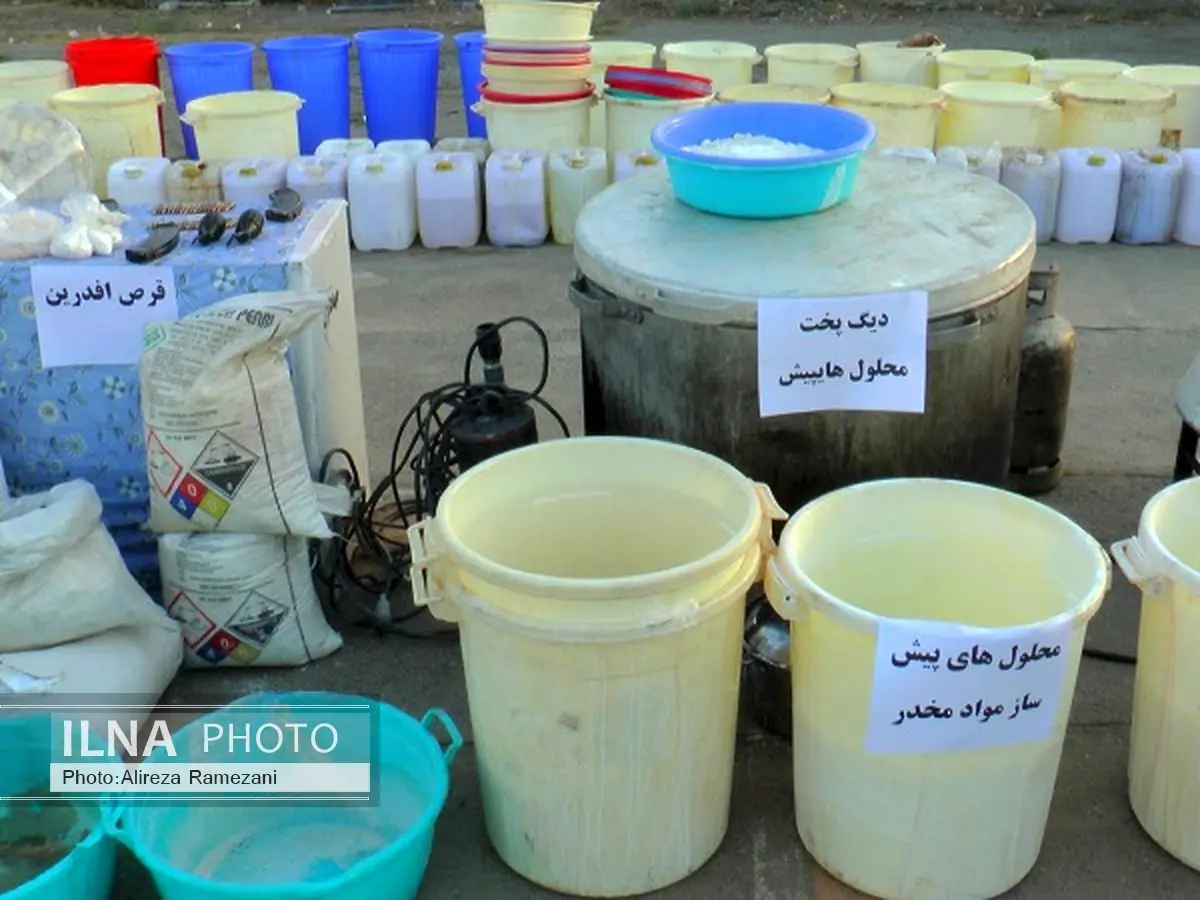 132 کیلوگرم پیش ساز شیشه در مهاباد کشف شد