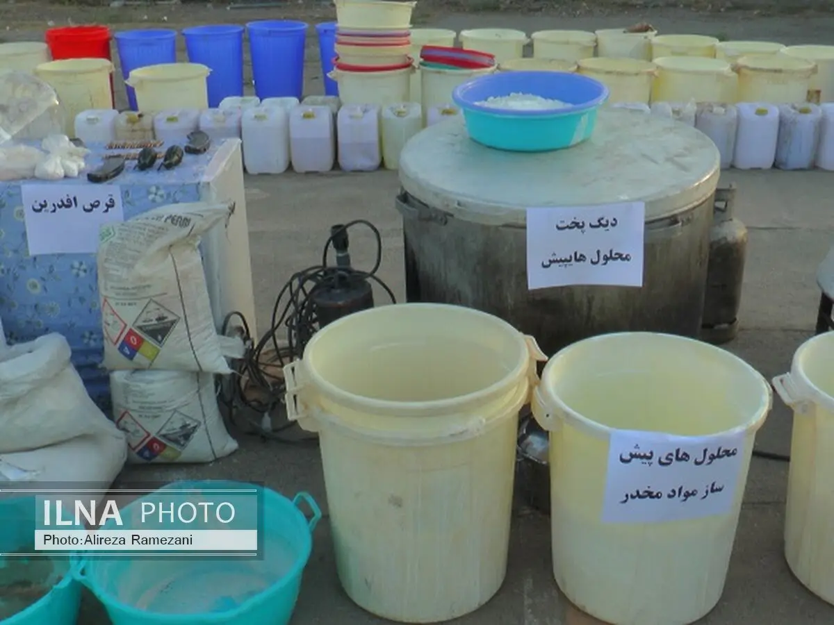 132 کیلوگرم پیش ساز شیشه در مهاباد کشف شد