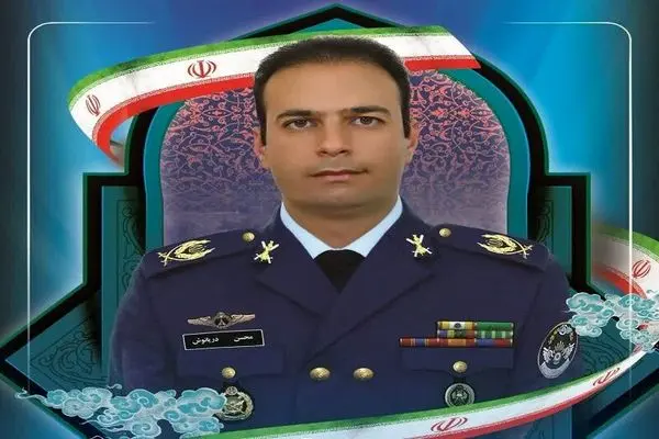 تشییع پیکر کمک خلبان دریانوش در پایگاه هشتم شکاری اصفهان