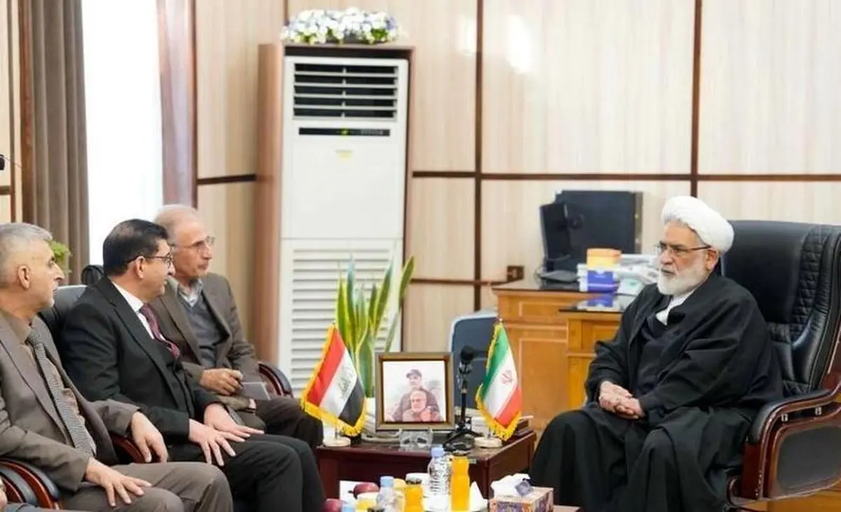 دیدار رئیس دیوان عالی کشور با رئیس سازمان نظارت قضایی عراق