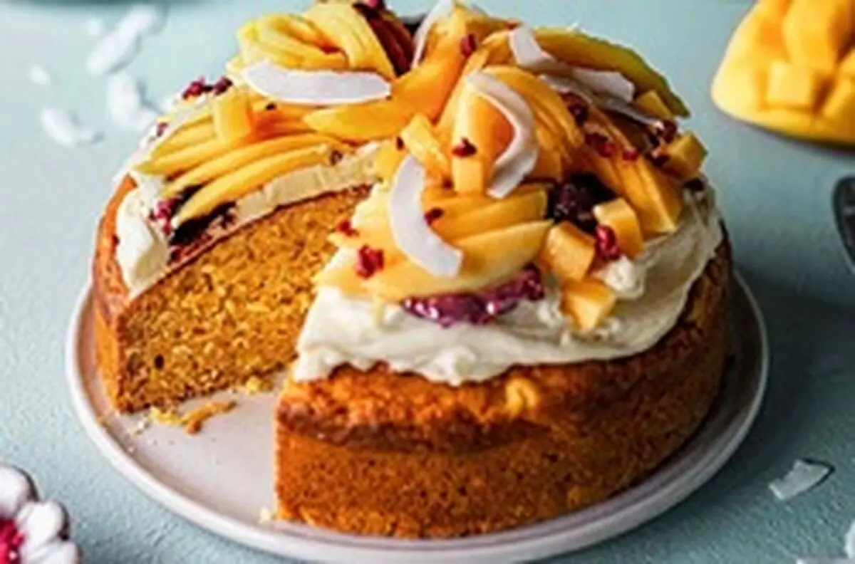 طرز تهیه کیک انبه 