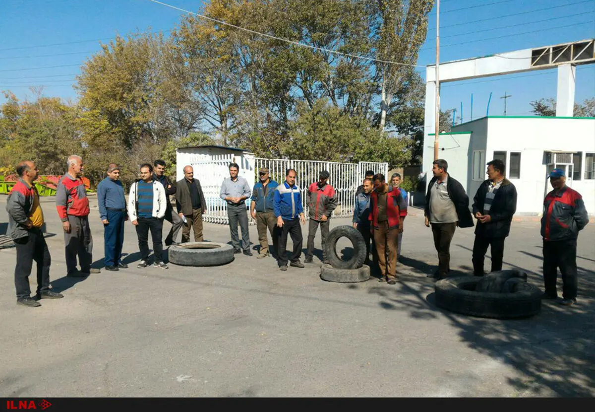 اعتراض کارگران «کمباین سازی تبریز» به روز دهم رسید 