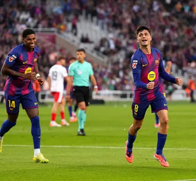 ویدیو: گل چهارم بارسلونا به رئال بتیس توسط فران تورس