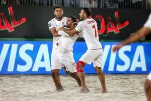  جام جهانی فوتبال ساحلی/ با بازگشت درخشان مقابل امارات؛ ایران حریف برزیل شد 