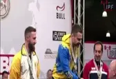  قهرمان اوکراینی به ورزشکار ایرانی بی احترامی کرد(ویدیو)