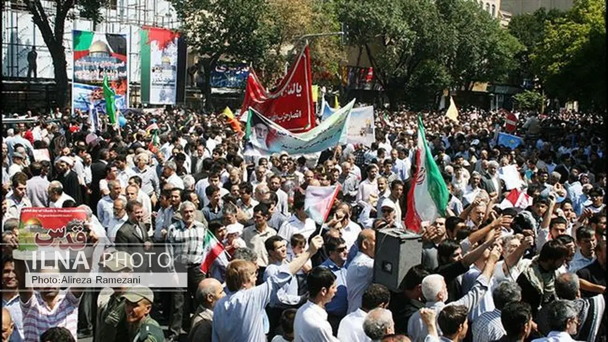 ایرانی‌ها در روز «قدس» با فلسطینی‌ها همدردی کردند