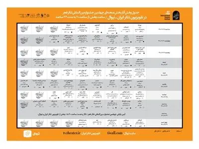 جدول پخش ویدئویی آثار صحنه‌ای جشنواره تئاتر فجر منتشر شد