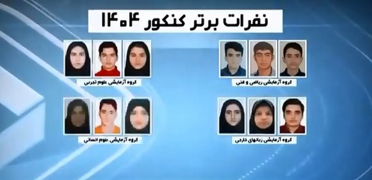 صداوسیما: سهم مدارس دولتی در رتبه‌های برتر کنکور امسال صفر بود! + فیلم