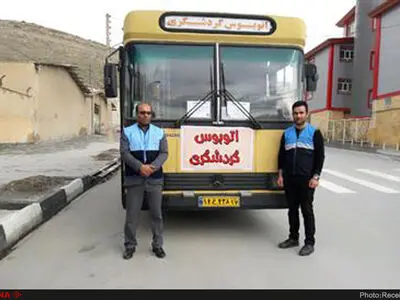 اتوبوس گردشگری شهرستان مهاباد راه افتاد