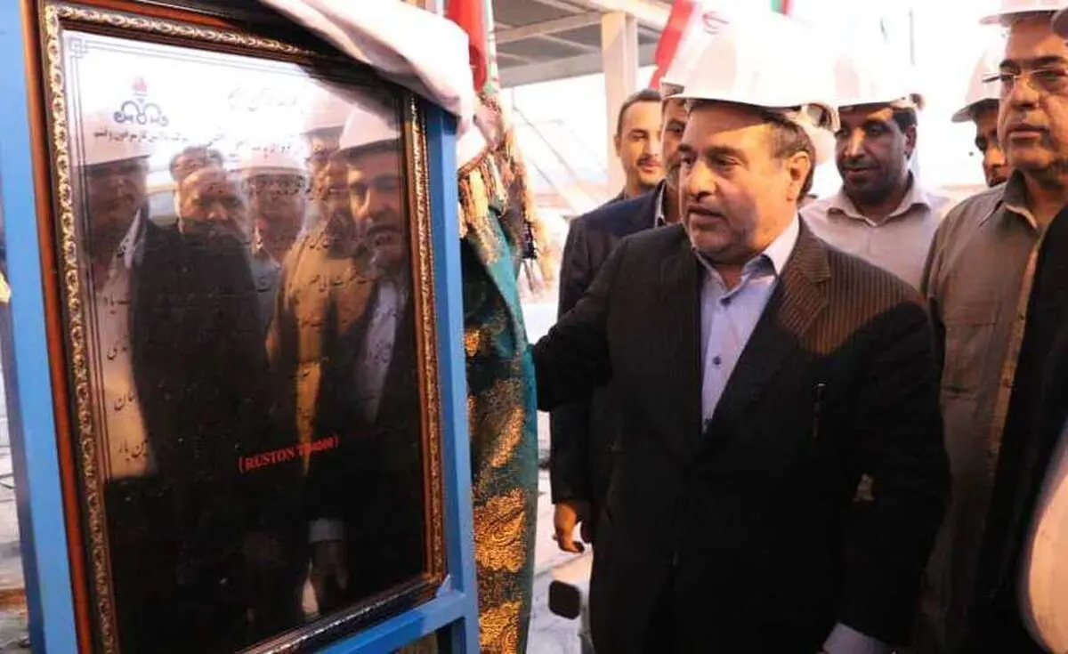 توربین گازی پالایشگاه گاز سرخون در بندر عباس به بهره برداری رسید