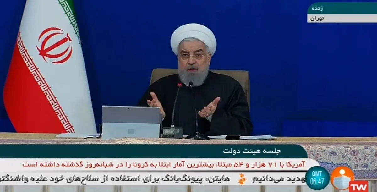 الرئیس الإیرانی: لوکانت إرادة جدیة لرفع الحظر نتراجع عن خفض الالتزامات النوویة