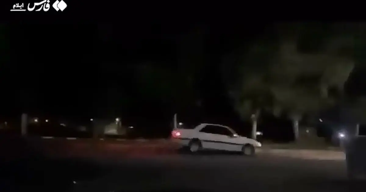 پرواز با ماشین در مهران! + فیلم