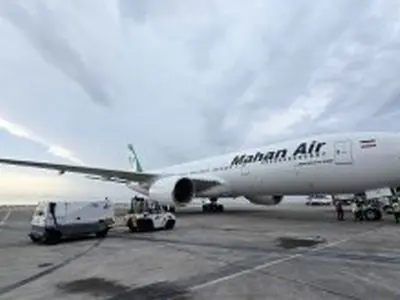 فرود موفق بوئینگ ۷۷۷ / نمایش آمادگی عملیاتی فرودگاه بین‌المللی کیش