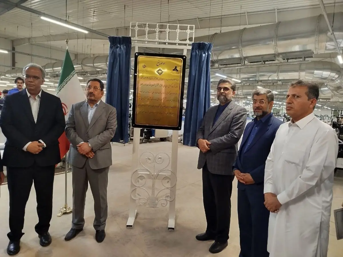 افتتاح خط بافندگی کارخانه بافت بلوچ؛ نماد توسعه صنعتی سیستان و بلوچستان