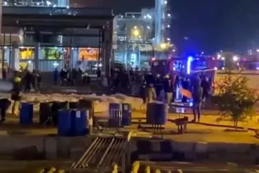مرگ یک کارگر و مصدومیت ۱۳ نفر دیگر در آتش سوزی پالایشگاه نفت عراق