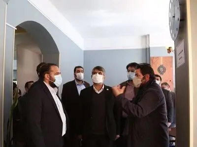 بازدید عضو کمیسیون فرهنگی شورای شهر و شهردار جدید منطقه ۱۱ تهران از عمارت نوفل‌لوشاتو