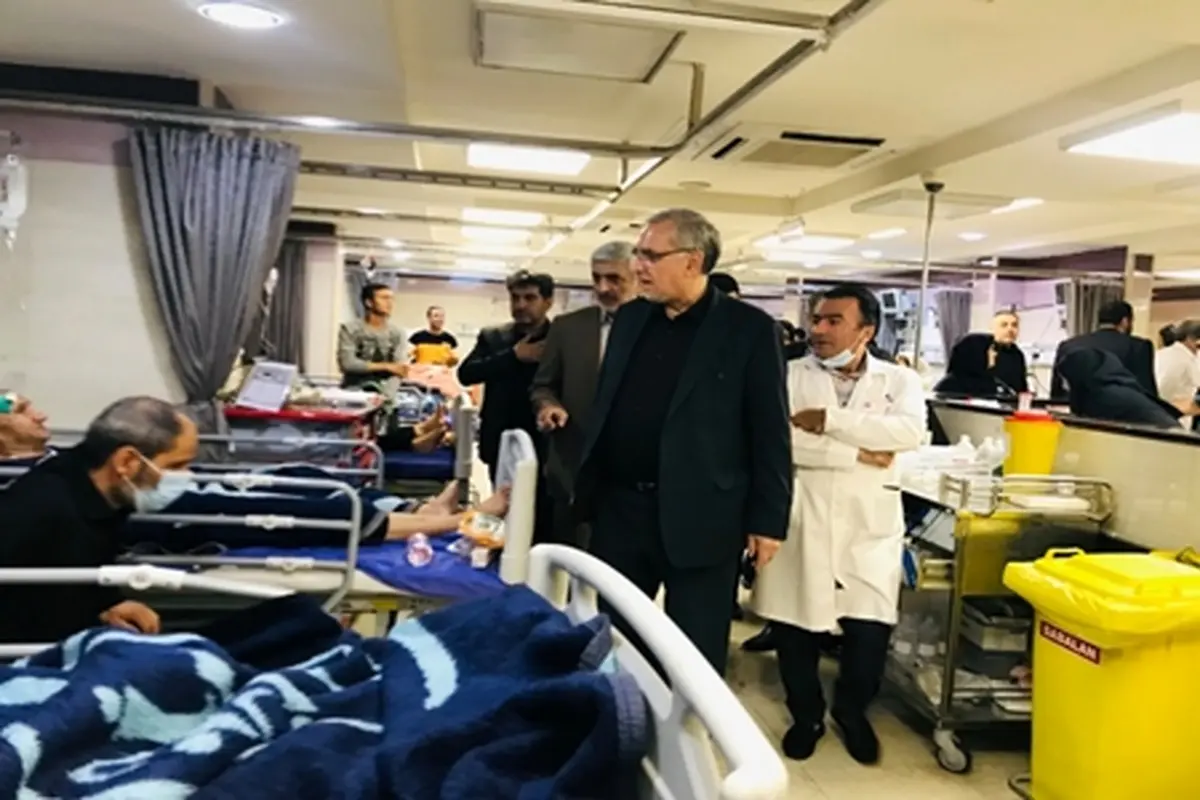 بازدید سرزده وزیر بهداشت از بیمارستان حضرت رسول اکرم (ص)