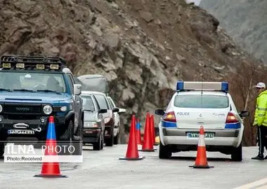 ترافیک نیمه‌سنگین در ۴ محور مواصلاتی منتهی به تهران/بارش باران در ۷ استان