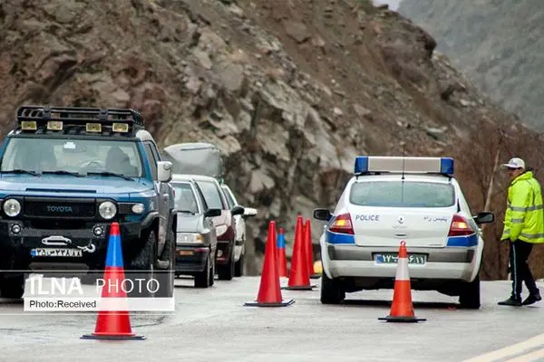 ممنوعیت تردد در مسیر شمال به جنوب جاده چالوس و آزادراه تهران شمال