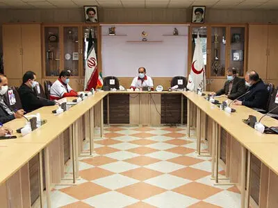 برپایی ایستگاه‌های هلال احمر اردبیل برای مقابله با شیوع کرونا