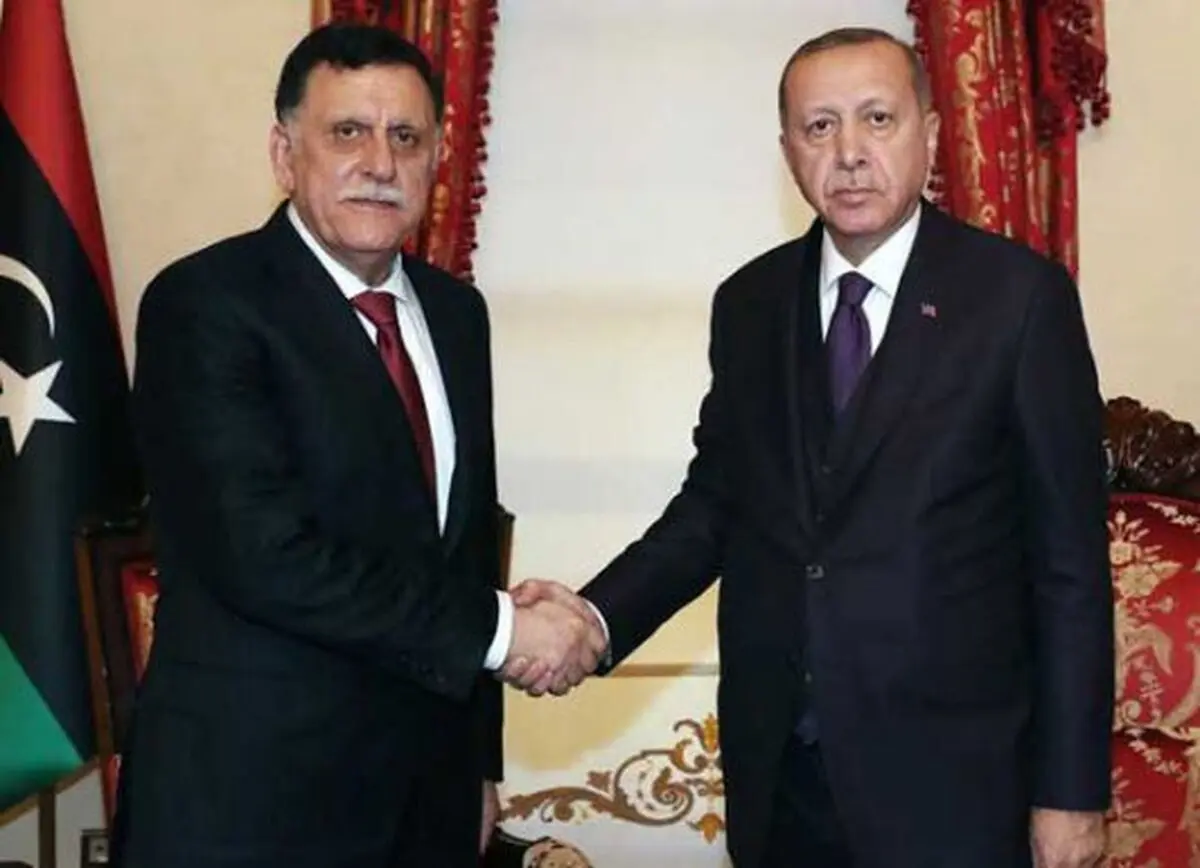 گفت‌و‌گوی تلفنی اردوغان و رئیس دولت وفاق لیبی
