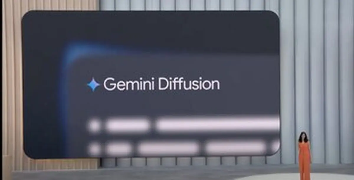 گوگل از مدل تحقیقاتی Gemini Diffusion برای تولید سریع‌تر متن و کد رونمایی کرد