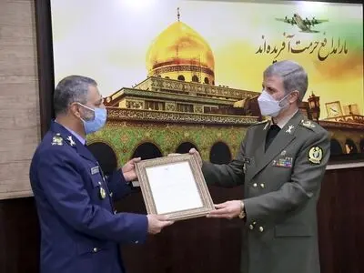 حکم انتصاب امیر سرتیپ حاتمی اعطا شد