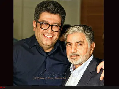 رشیدپور و پرستویی در پشت صحنه قاتل اهلی+عکس