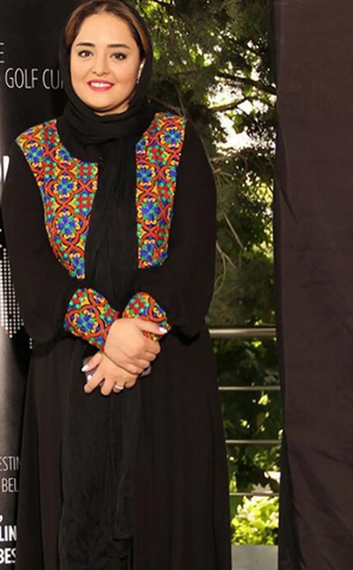 تیپ مشکی‌پوش «نرگس محمدی»(عکس)