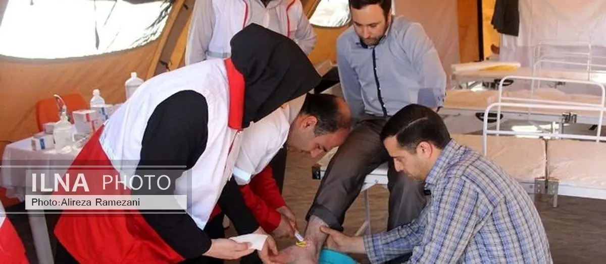 امدادرسانی ۳۰ تیم امدادی خوزستان به زائران اربعین حسینی