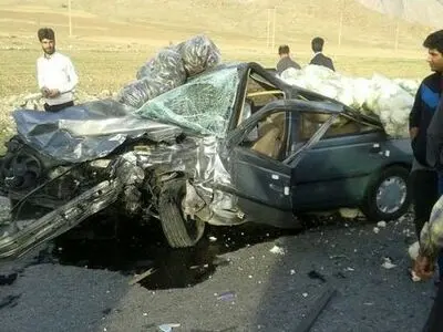 ۲ کشته و ۳ مصدوم در سانحه رانندگی در محور ساوه